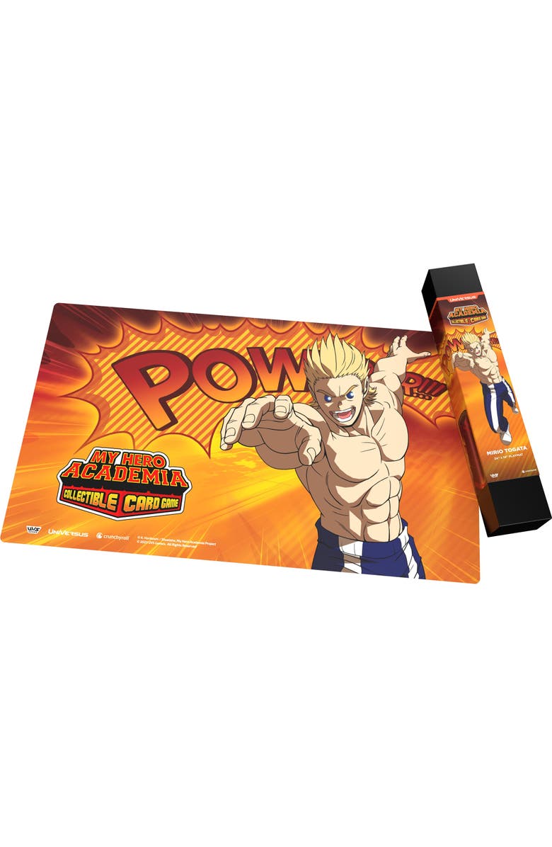 UniVersus My Hero Academia Collectible Card Game Mirio Togata Playmat, Alternate, color, Multicolored