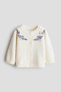 H&M Embroidery-detail Cardigan