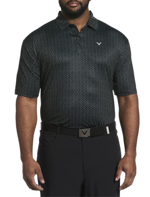 Big & Tall All Over Score Golf Print Polo Shirt