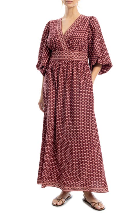 Surplice V-Neck Maxi Dress