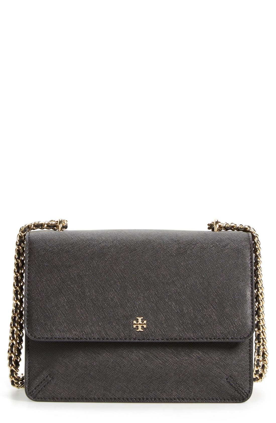 Tory Burch 'Robinson' Convertible Leather Shoulder Bag, Main, color, 
