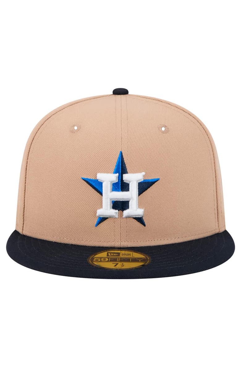 New Era Men's New Era Khaki Houston Astros 59FIFTY Fitted Hat, Alternate, color, Khaki