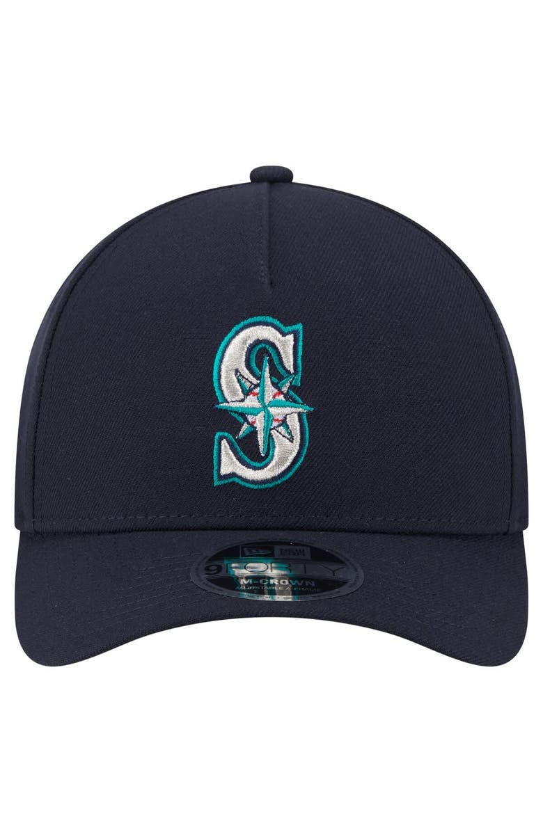 New Era Men's New Era  Navy Seattle Mariners 9FORTY M-Crown Adjustable Hat, Alternate, color, 