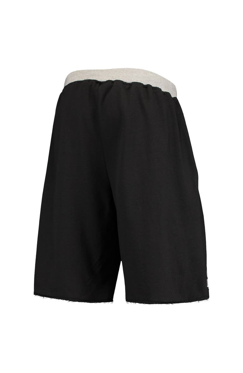 PROFILE Men's Dejounte Murray Black San Antonio Spurs Name & Number French Terry Shorts, Alternate, color, 