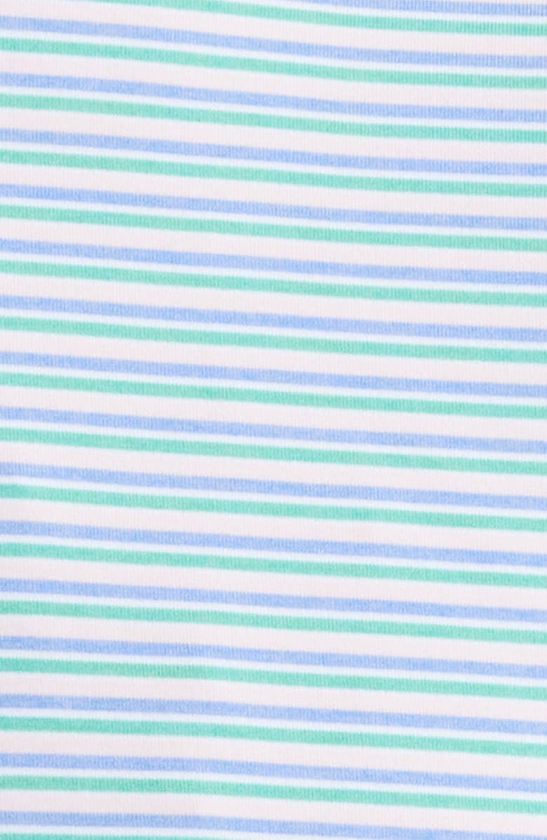 Peter Millar Lenway Stripe Performance Jersey Polo, Alternate, color, Seaside Blue