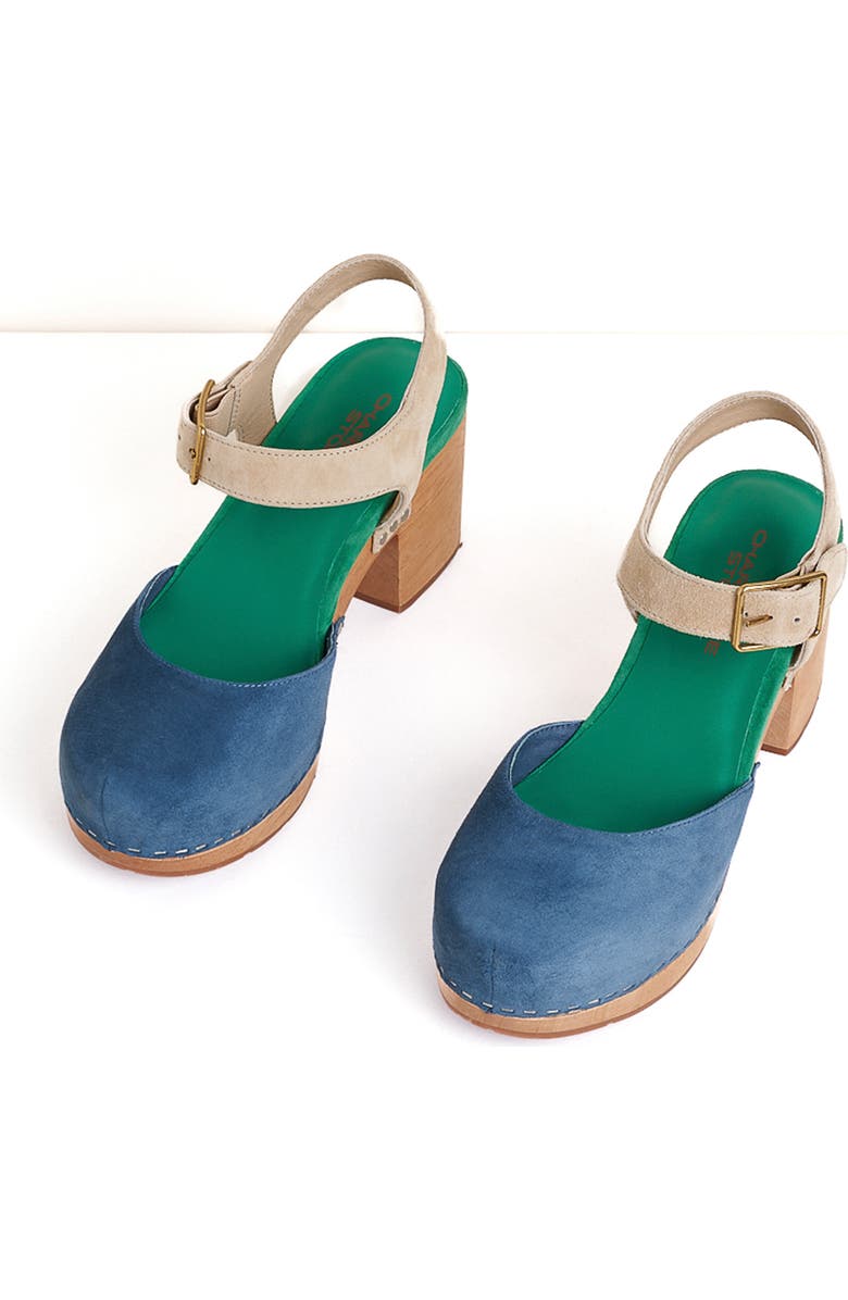 Charlotte Stone Maud Multicolor Ankle Strap Platform Clog, Main, color,