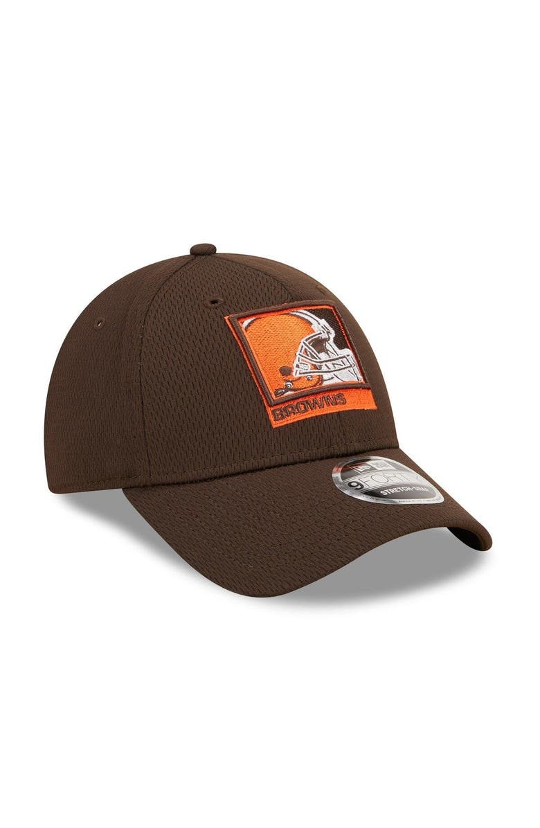 New Era Men's New Era Brown Cleveland Browns Framed AF 9FORTY Snapback Hat, Alternate, color, Brown