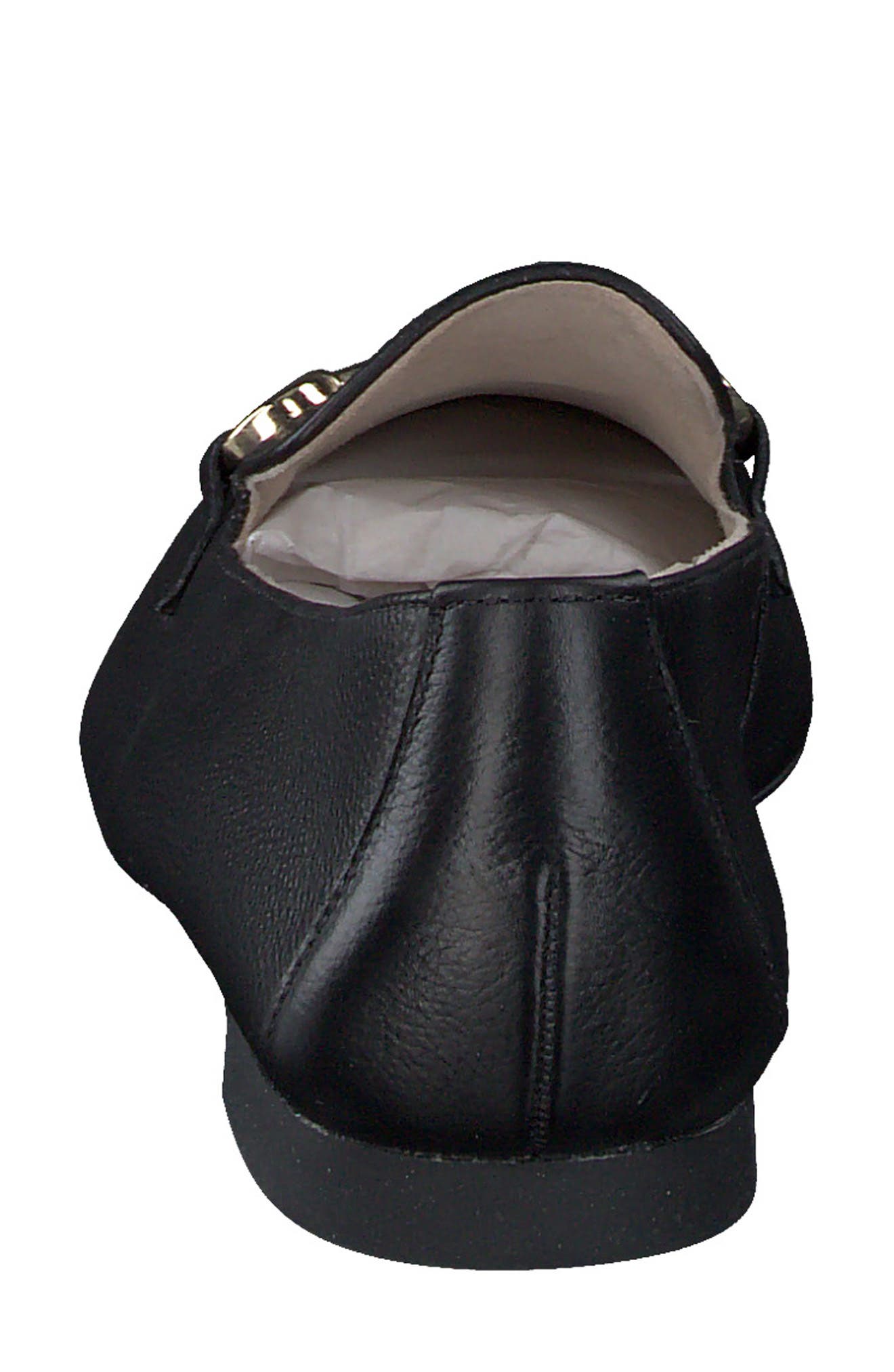 Paul Green Daphne Flat, Alternate, color, Black Leather