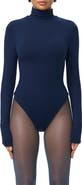 Naked Wardrobe Butter Turtleneck Long Sleeve Bodysuit