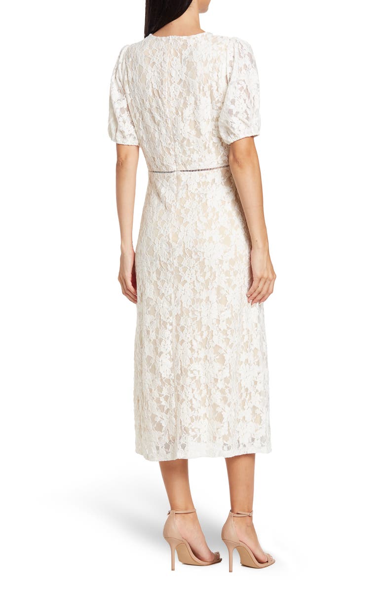 NSR Short Sleeve Knit Lace Dress, Alternate, color, 