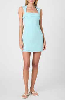French Connection Whisper Square Neck Minidress