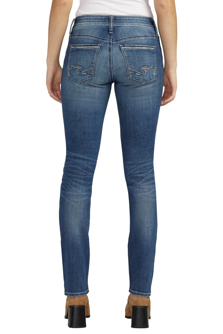 Suki Low Rise Straight Leg Jeans, Alternate, color, INDIGO