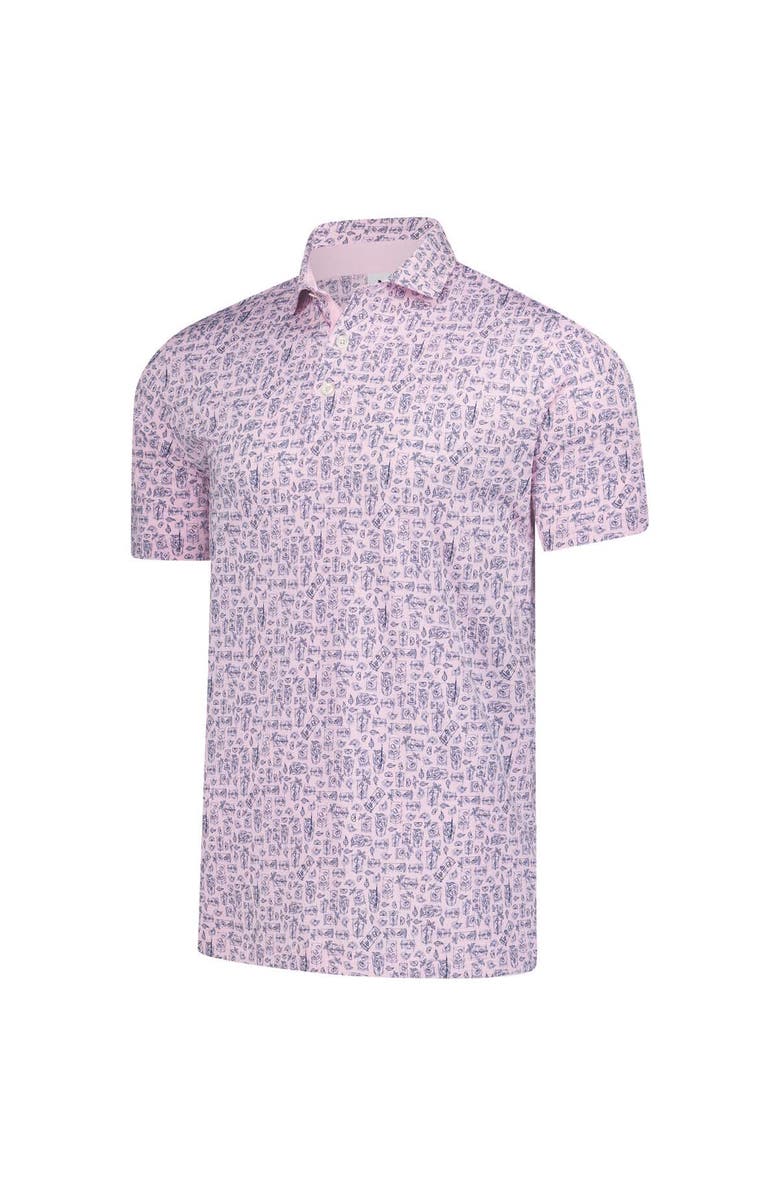 PUMA Men's Puma Pink Arnold Palmer MATTR Sketch Polo, Alternate, color, Pink