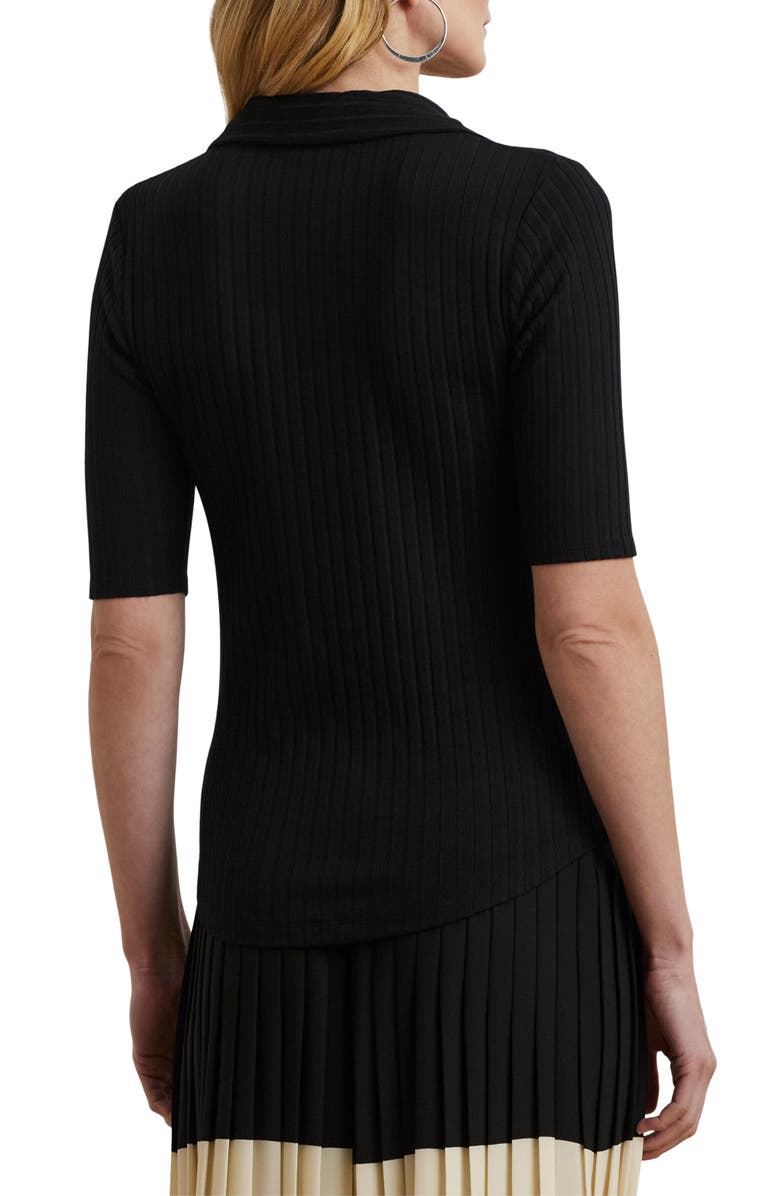 Lauren Ralph Lauren Ribbed Johnny Collar Polo, Alternate, color, 