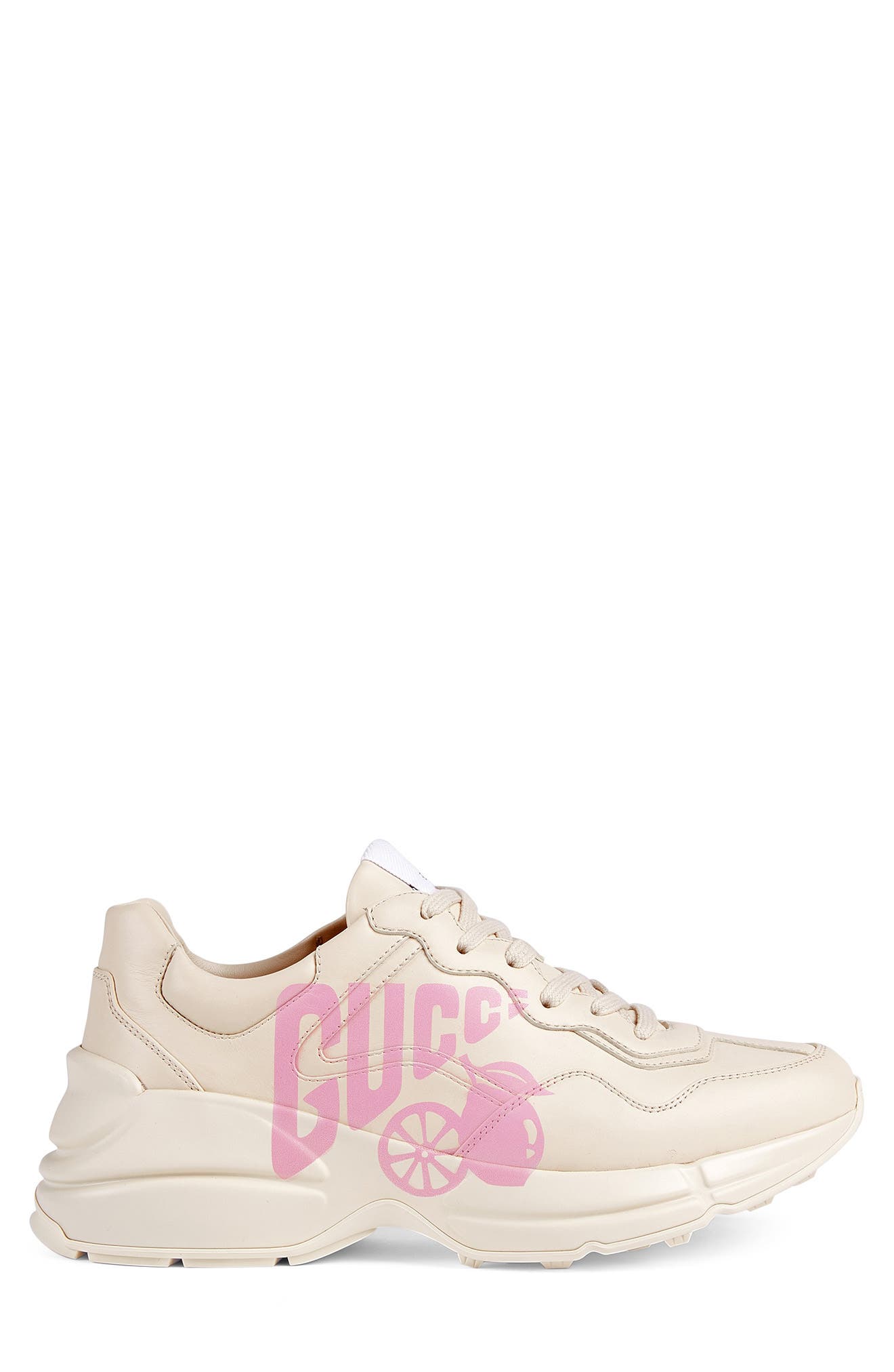 Gucci Rhyton Lemon Gucci Low Top Sneaker, Alternate, color, 