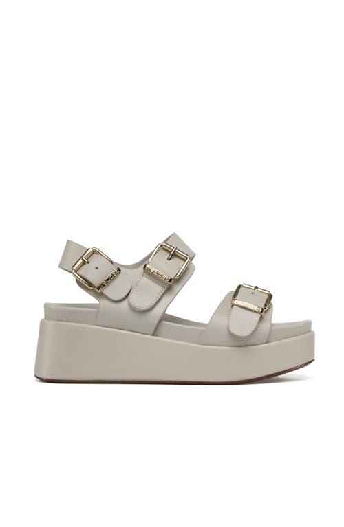 Jslides Footwear Brooke Platform Sandal In Off White