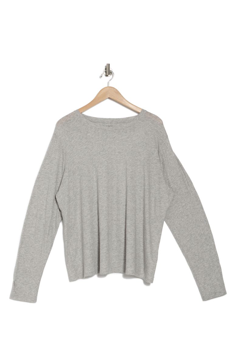 Vince Essential Long Sleeve T-Shirt, Alternate, color, Heather Grey