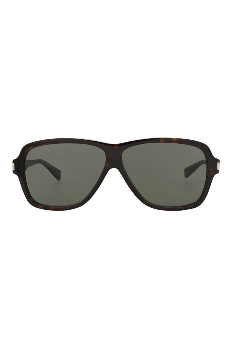 62mm Aviator Sunglasses, Main, color, HAVANA HAVANA GREY