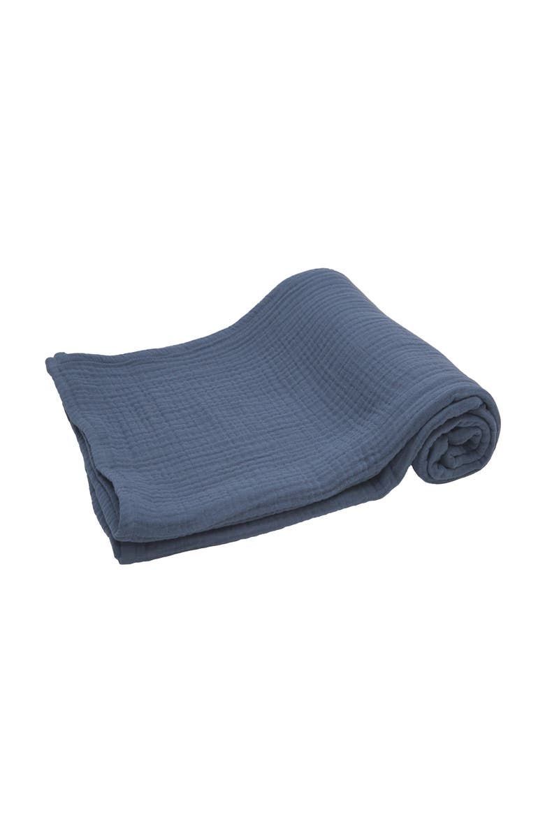 Ryker Vintage Indigo Throw Blanket, Main, color, Blue