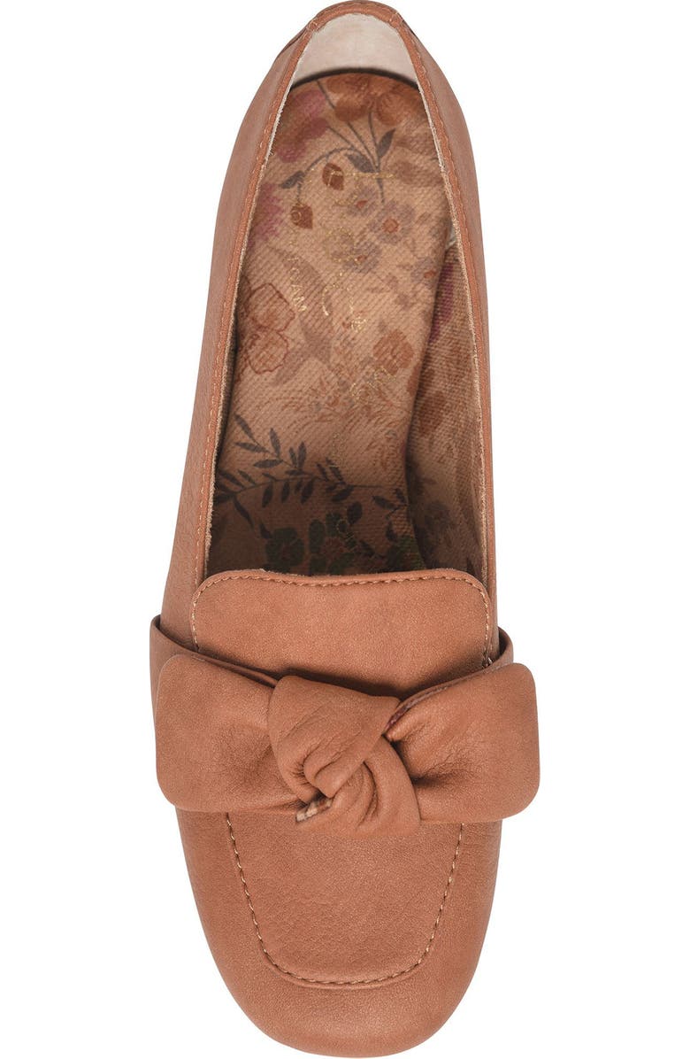 B O C BY BØRN Paisley Bow Flat, Alternate, color, Tan Nubuck