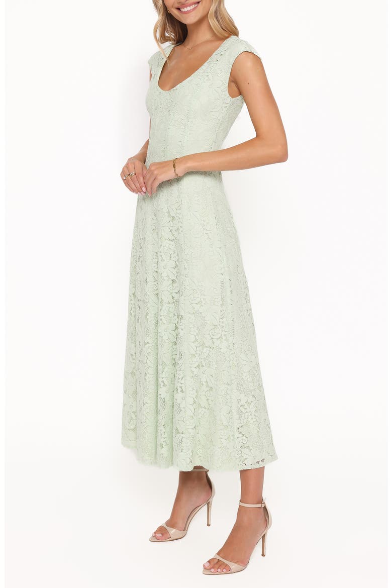 Mapleton Embroidered Lace Midi Dress, Alternate, color, SAGE GREEN LACE