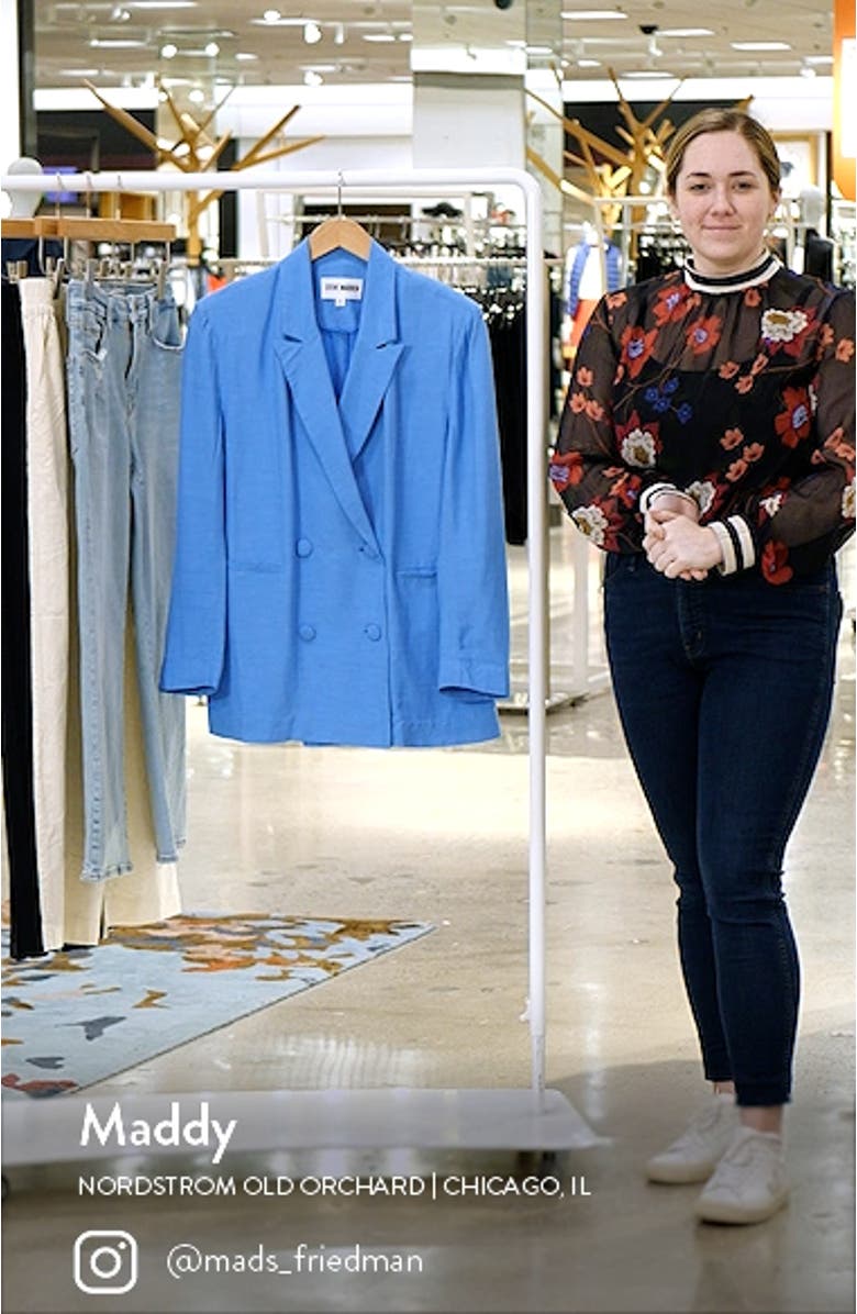 Baldwin Oversize Double Breasted Blazer, sales video thumbnail