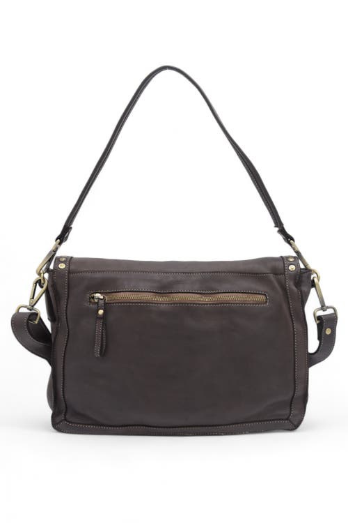 Bolsa Nova Emily Studded Shoulder Bag In Chocolate