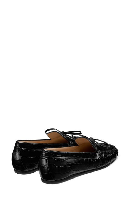 Stuart Weitzman Britt Bow Loafer In Black