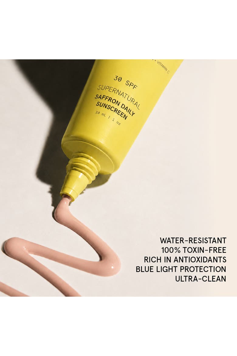 Saffron Daily Sunscreen SPF 30, Alternate, color, No Color