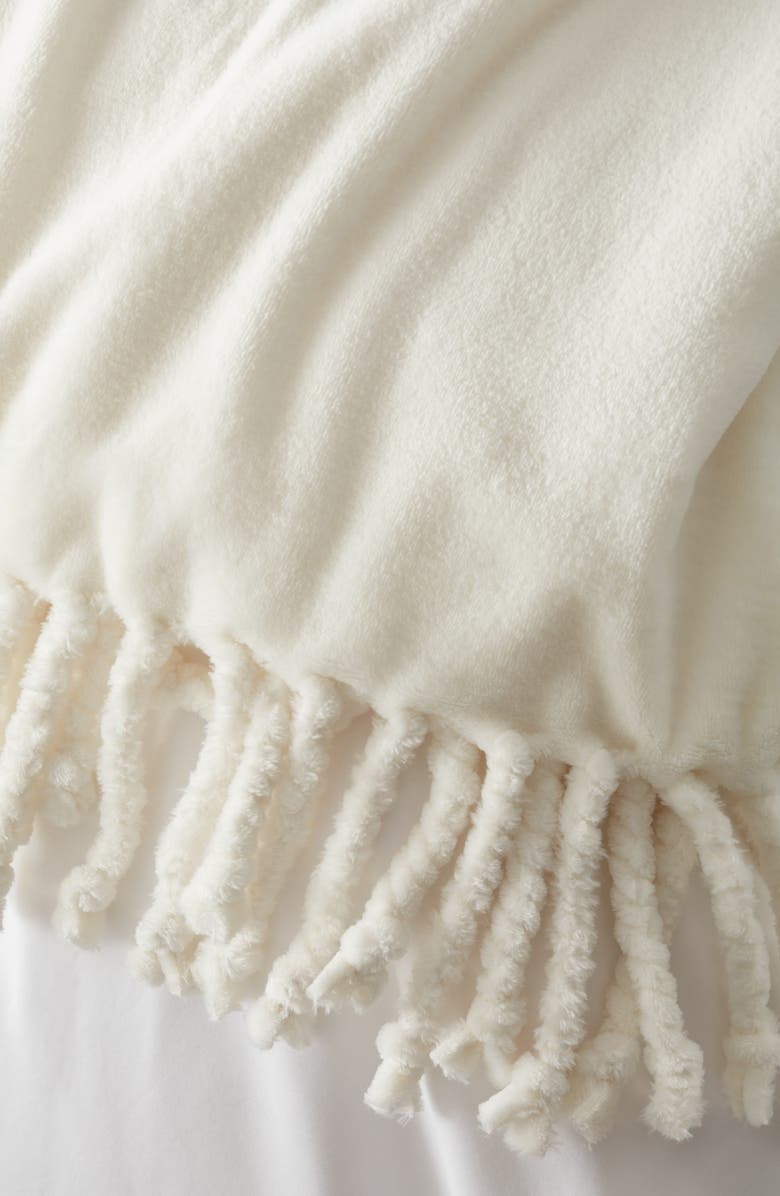 Nordstrom Bliss Throw Blanket, Alternate, color, Ivory