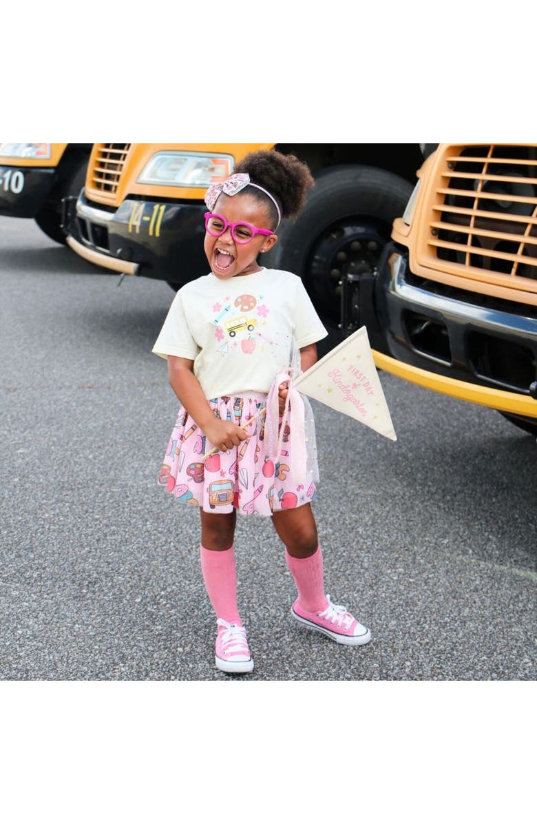 Sweet Wink Back To School Doodle Short Sleeve T-Shirt, Alternate, color, 