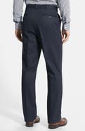 Berle Flat Front Classic Fit Cotton Dress Pants
