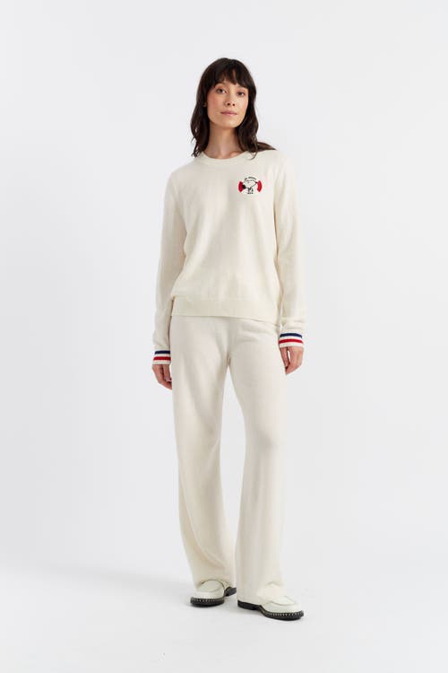 CHINTI & PARKER CHINTI & PARKER SNOOPY NAUTICAL WOOL CASHMERE SWEATER 