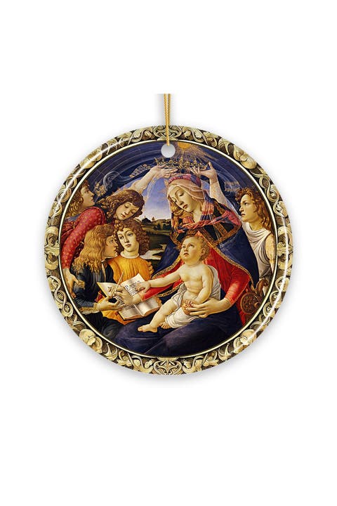 Botticelli Madonna And Child Renaissance Ornament