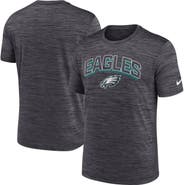 Nike Men's Nike Charcoal Philadelphia Eagles Velocity Performance T-Shirt