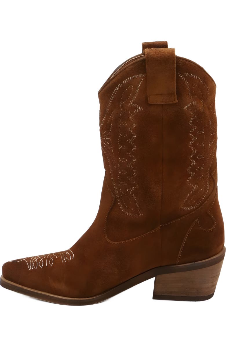 STIVALI NEW YORK Suede Unstoppable Western Cowboy Boots, Alternate, color, Tan / Suede