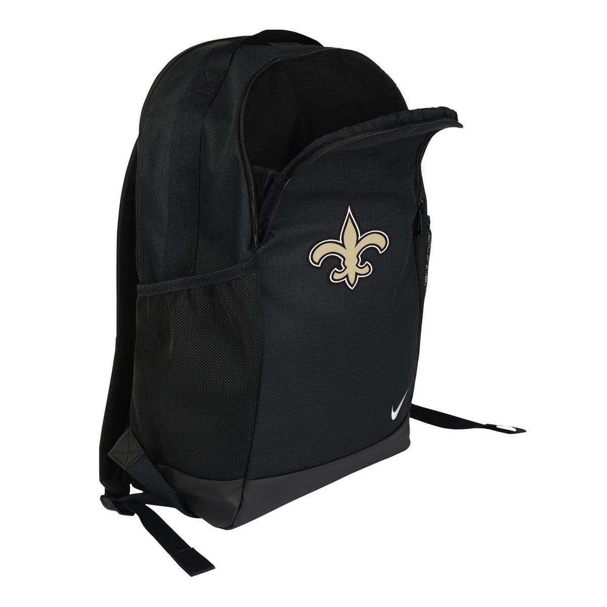 New Orleans Saints Primary Logo Backpack, Alternate, color, Black