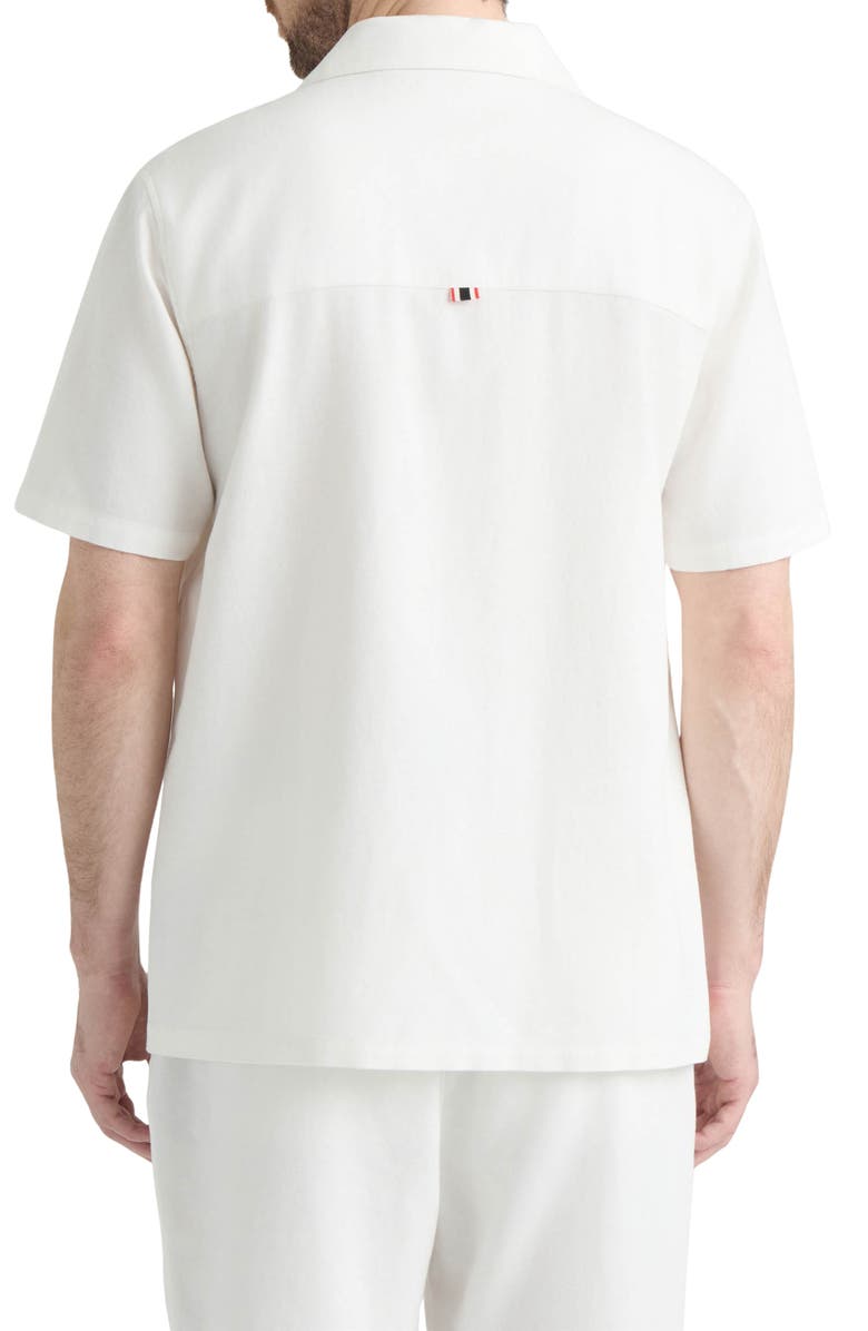 Hunter Fowness Short Sleeve Button-Up Shirt, Alternate, color, White