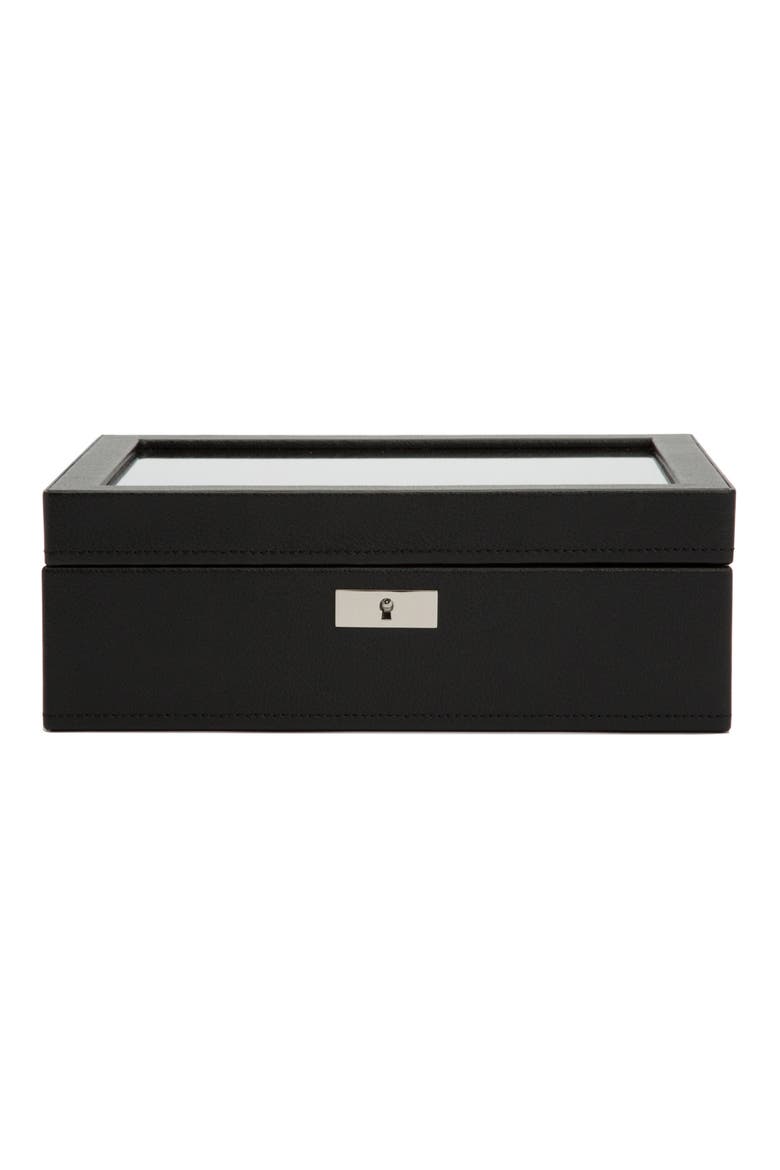 Roadster 8-Piece Watch Box, Alternate, color, BLACK