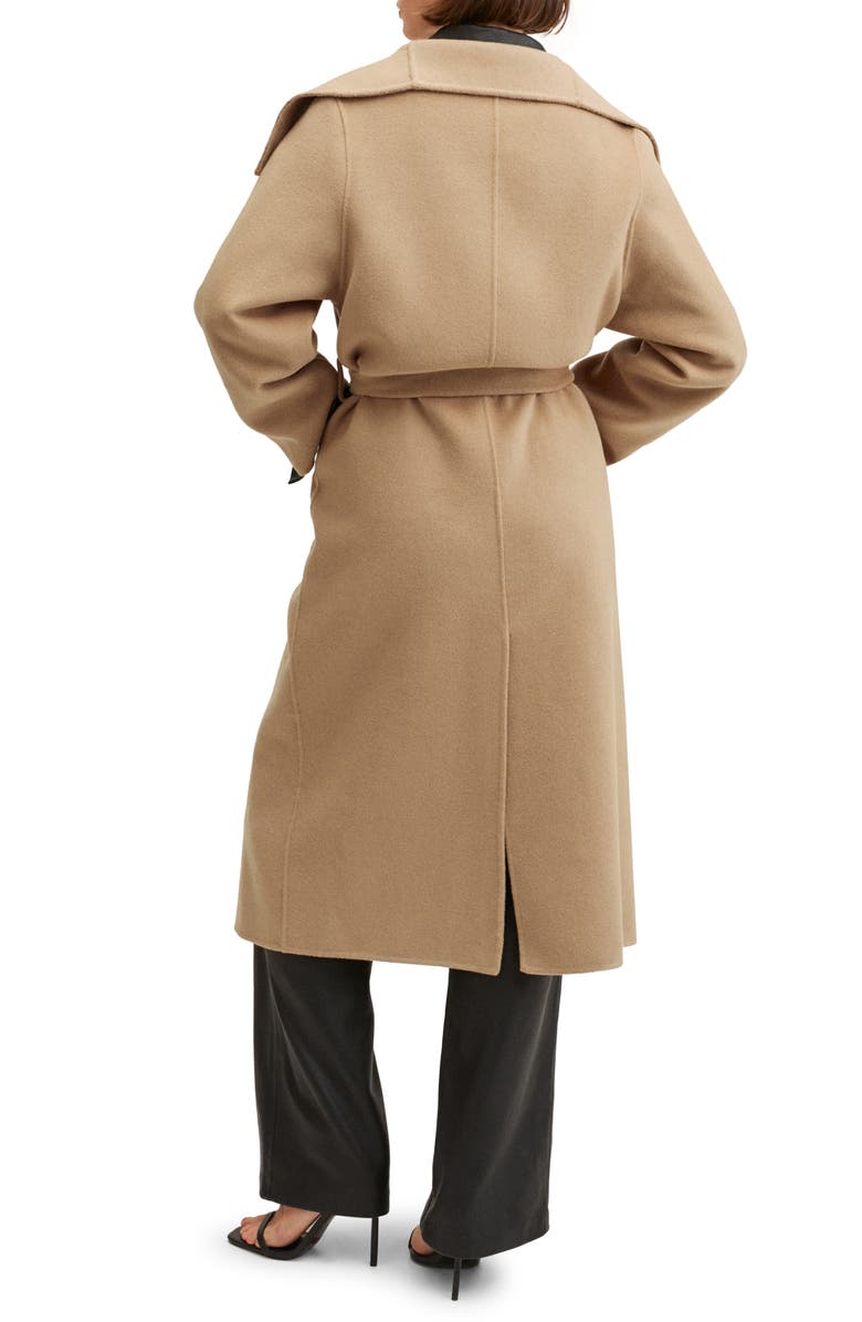 MANGO Oversize Belted Coat, Alternate, color,