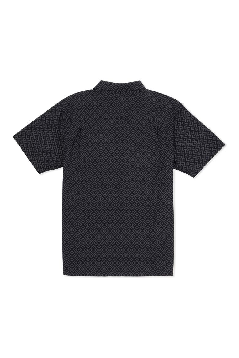 Incon Aero Short Sleeve Button-Up Shirt, Alternate, color, BLACK