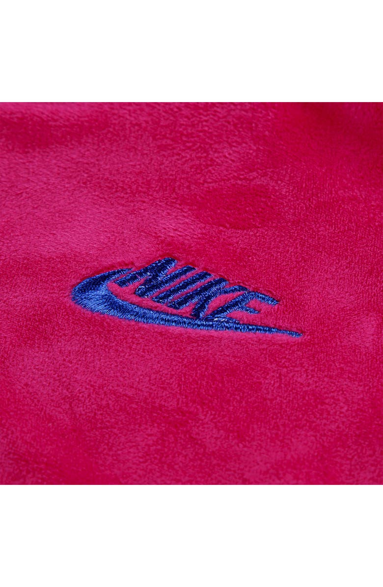 Nike Velour Hoodie & Flare Leggings Set, Alternate, color, Fireberry