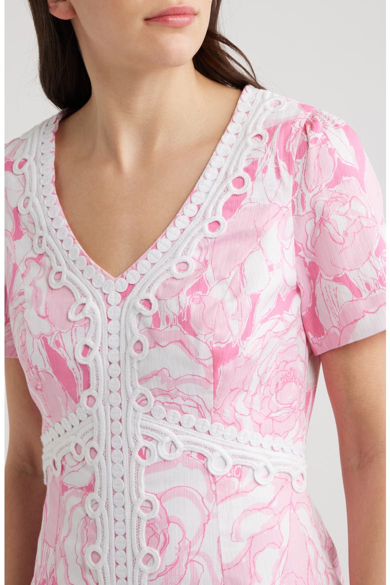 Evita Sheath Dress, Alternate, color, CONFETTI PINK ROSANNA