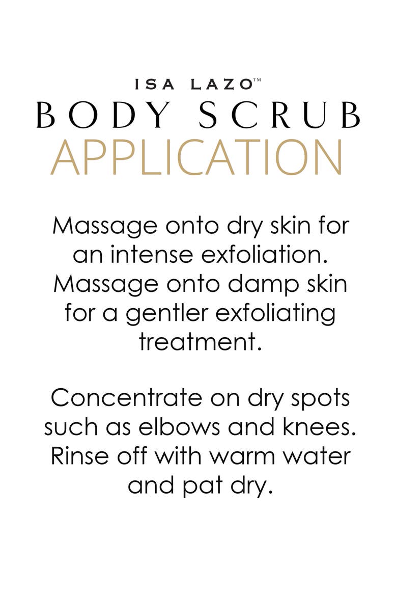 Body Scrub, Alternate, color, NO COLOR