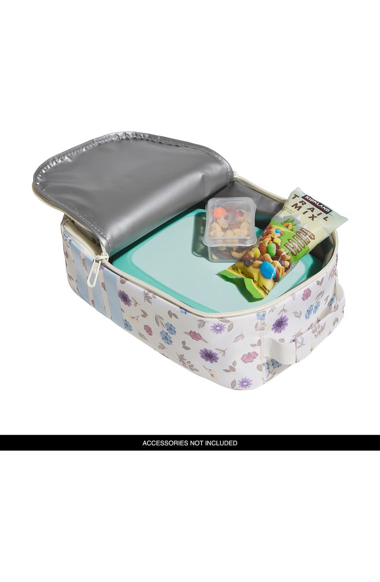 adidas Kids' Santiago Lunch Bag, Alternate, color, In Bloom Floral Warm Vanilla