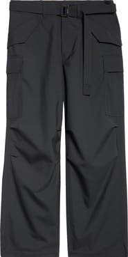 【送料&関税込】Sacai Cargo Pant Wool Suiting Sacai Blue Cargo Pant Wool Suiting In Black | ModeSens
