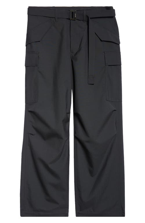 Sacai Cargo Pants In Black 001
