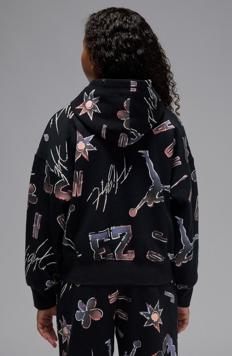 Jordan Kids' 23 Throwback Graphic Hoodie, Alternate, color, Black