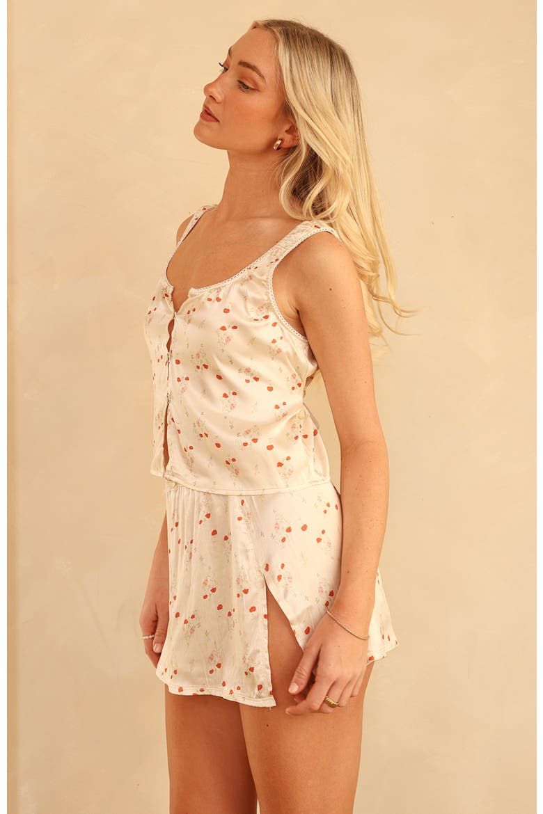 Charmed Mini Skirt, Alternate, color, Rosewater
