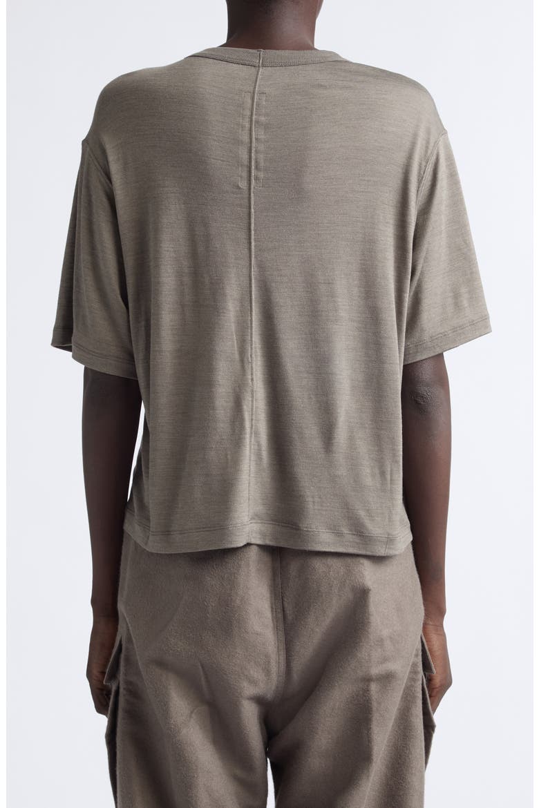 Brad Cropped Wool T-Shirt, Alternate, color, DUST